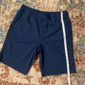 Navy blue kids school shorts
